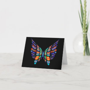 Tarjeta Mariposa de vidrio templado para todas las ocasion