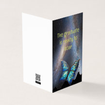 Mariposa dirigiéndose a las estrellas