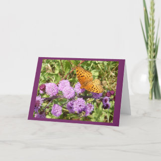 Tarjeta Mariposa en Gayfeater II Notecard en blanco