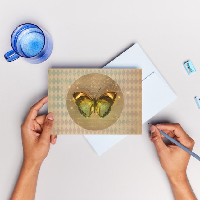 Tarjeta Mariposa encantada (Subido por el creador)