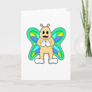 Tarjeta Mariposa feliz