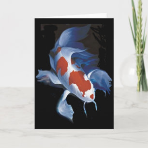Tarjeta Mariposa poderosa Koi