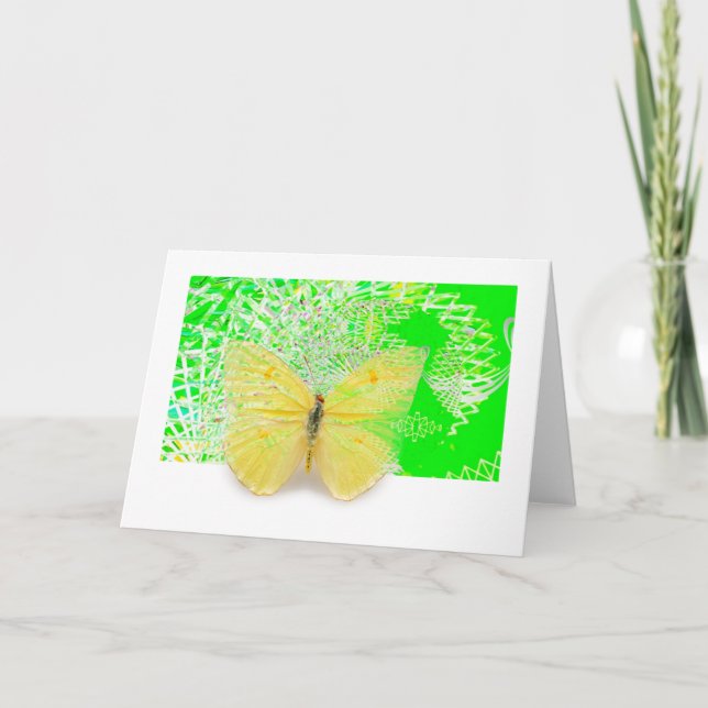 Tarjeta mariposa Wings (Anverso)