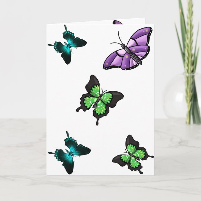 Tarjeta Mariposas (Anverso)