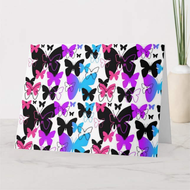 Tarjeta Mariposas (Anverso)