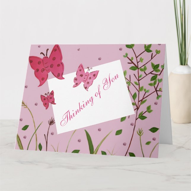 Tarjeta Mariposas (Anverso)