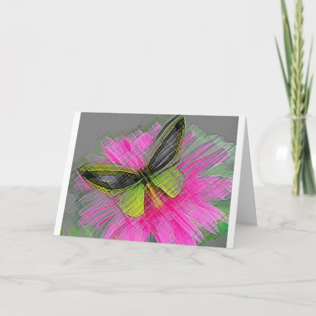 Tarjeta Mariposas monarcas (Anverso)