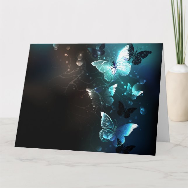 Tarjeta Mariposas nocturnas (Anverso)