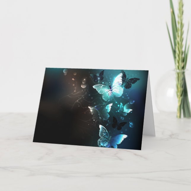 Tarjeta Mariposas nocturnas (Anverso)
