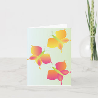 Tarjeta Mariposas Sunset