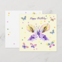 Mariposas y baile de confeti. ¡Crea tu arte!