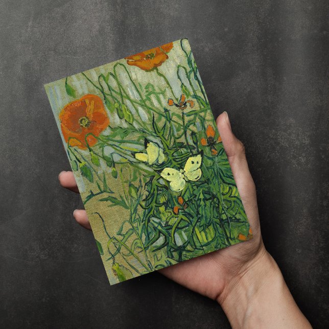 Tarjeta Mariposas y cachorros | Vincent van Gogh (Subido por el creador)