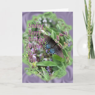 Tarjeta Mariposas y personalizar de sabios