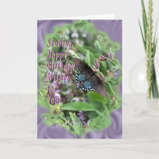 Tarjeta Mariposas y personalizar de sabios