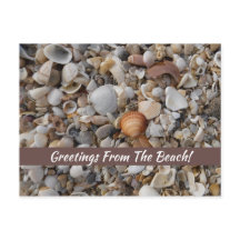 Tarjeta Marítima En La Costa Del Mar