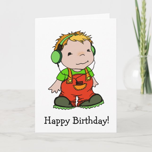 Tarjeta Mark gusta la música (Anverso)