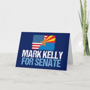 Tarjeta Mark Kelly para el Senado 2022 Elección de Arizona