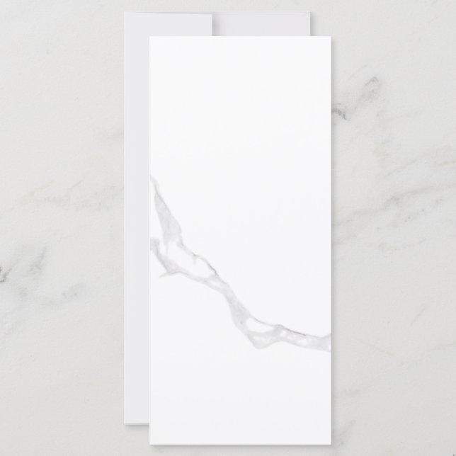 Tarjeta Mármol Blanco  (Reverso)