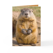 Marmota de cumpleaños con esposas