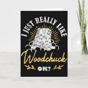 Tarjeta Marmota Me Gusta Mucho La Marmota Ok _2