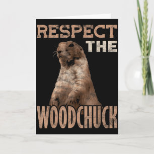 Tarjeta Marmota Respeta La Marmota