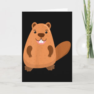 Tarjeta Marmotas Divertidas Marmotas Ardilla Marmota