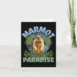 Tarjeta Marmots Cute - Día de la Tierra de Animales