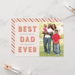 Tarjeta marquesa del día del padre - óxido