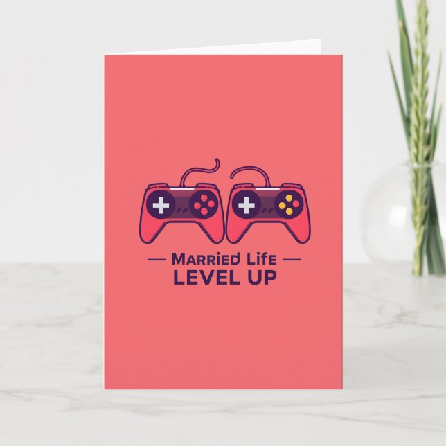 Tarjeta Married Life Level Up Gaming Art (Anverso)