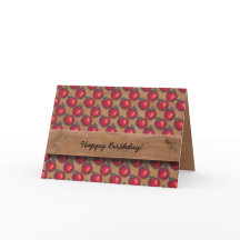 Marrón de manzanas rojas