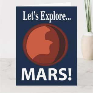 Tarjeta Mars exploremos Mars