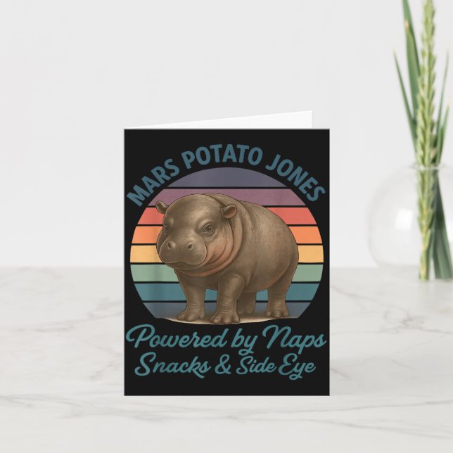 Tarjeta Mars Tato Jones Wered By Naps Snacks Side Eye Retr (Anverso)