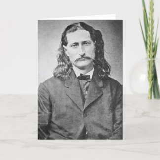 Tarjeta Marshal Wild Bill Hickok Antiguo Cañero Occidental