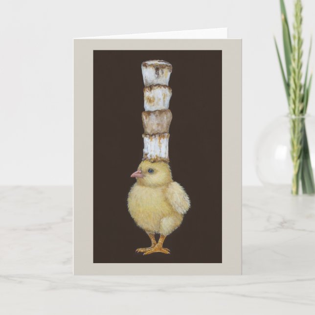 Tarjeta Marshmallow Peep #7 (Anverso)