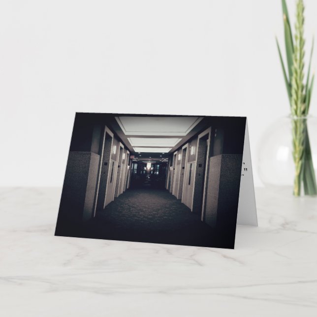 Tarjeta "Martes 17" de Hallowe’en (Anverso)