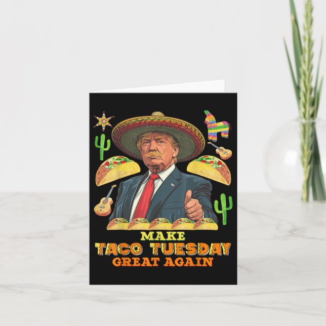 Tarjeta Martes de Taco hace que el taco sea grande de nuev (Anverso)