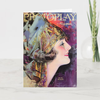 Tarjeta Martha Mansfield, Photoplay julio de 1920