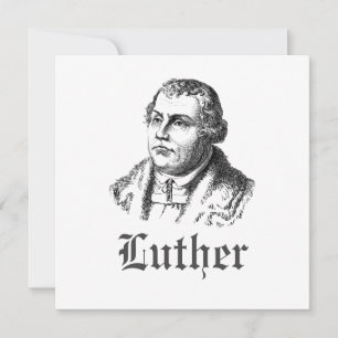 Tarjeta Martin Luther