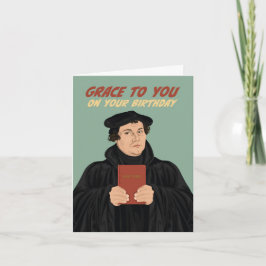 Tarjeta Martin Luther Grace A Usted Cumpleaños