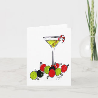 Tarjeta Martini de Caramelo de Caña