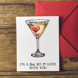 Tarjeta Martini Funny El día de San Valentín