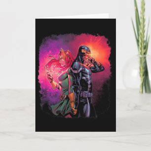 Tarjeta Marvel X-men Cíclope y Jean Grey Variante Valen