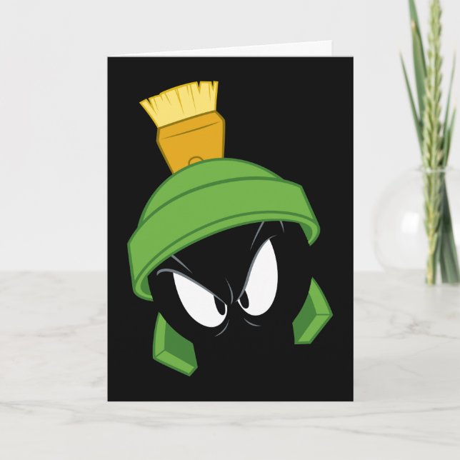 Tarjeta MARVIN THE MARTIAN™ Angry Face (Anverso)