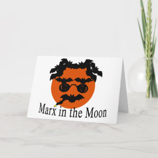 TARJETA MARX EN LA LUNA