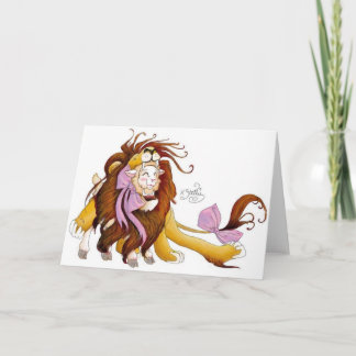 Tarjeta Marzo (tarjeta de felicitación en blanco