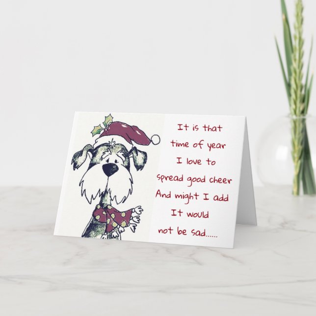 TARJETA *MÁS ACOGEDOR* PARA LOS NAVIDADES DE "TODO EL AÑO" (Anverso)