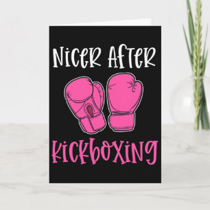 Tarjeta Más agradable después de kickboxing Chiste diverti