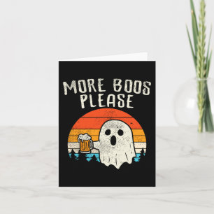 Tarjeta Más Boys Por Favor Ghost Beer Retro Drinki Hallowe