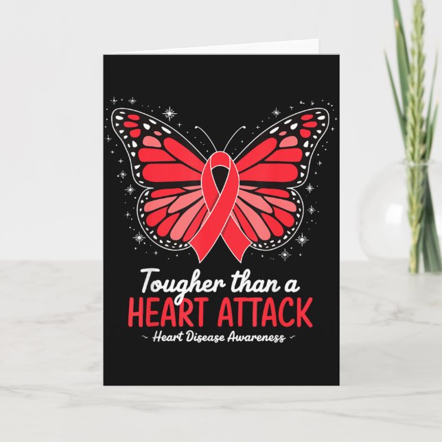 Tarjeta Más duro que un ataque al corazón Conciencia de la (Anverso)