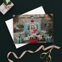 Más felices juntos foto de Navidad sangrada Feliz